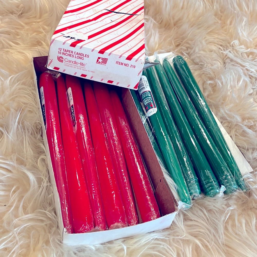 Vintage Holiday Candles!